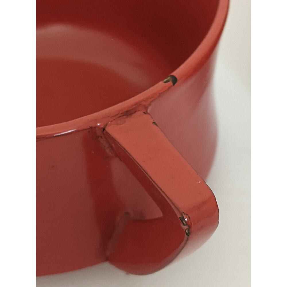 Vintage Brembo Okinawa Red Lacquerware Tea Cups Set of 6 Japan MCM - Picture 9 of 13
